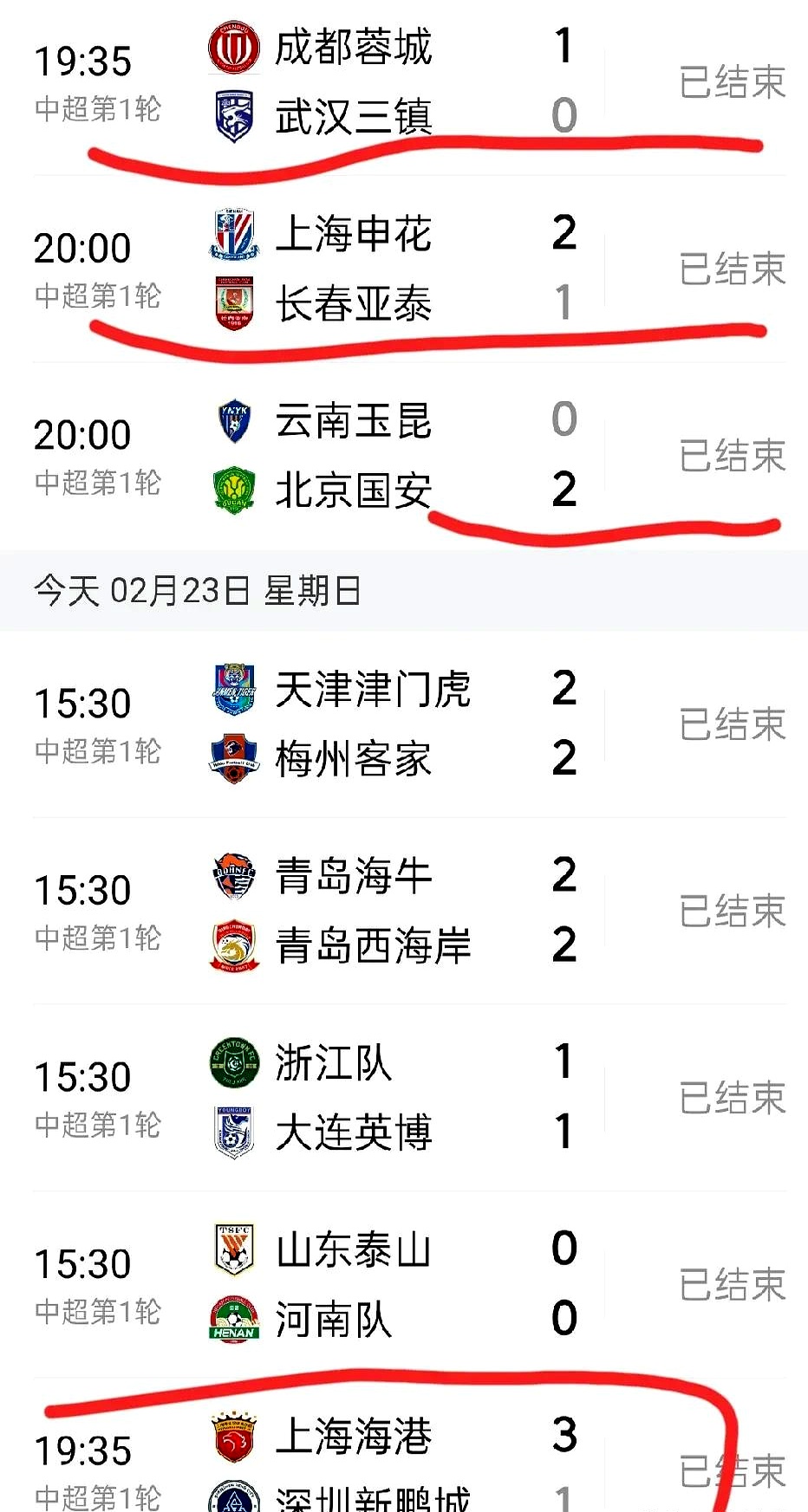 上港客场不敌申花，积分榜稳居第二